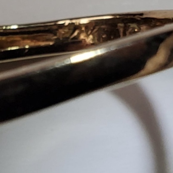 14K woman’s ring solid yellow gold with natural diamonds NWT “Pomegranate Bloom” - Picture 8 of 9